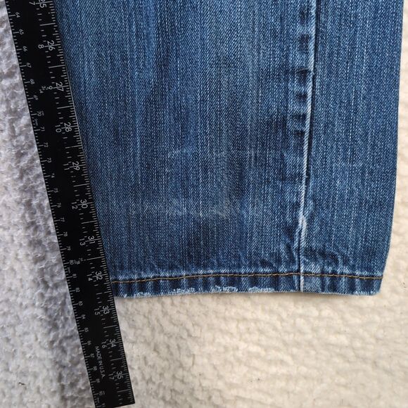 Levi's The Original Jeans 514 Men's Size 32x32 Slim Straight Blue Denim - Picture 4 of 8